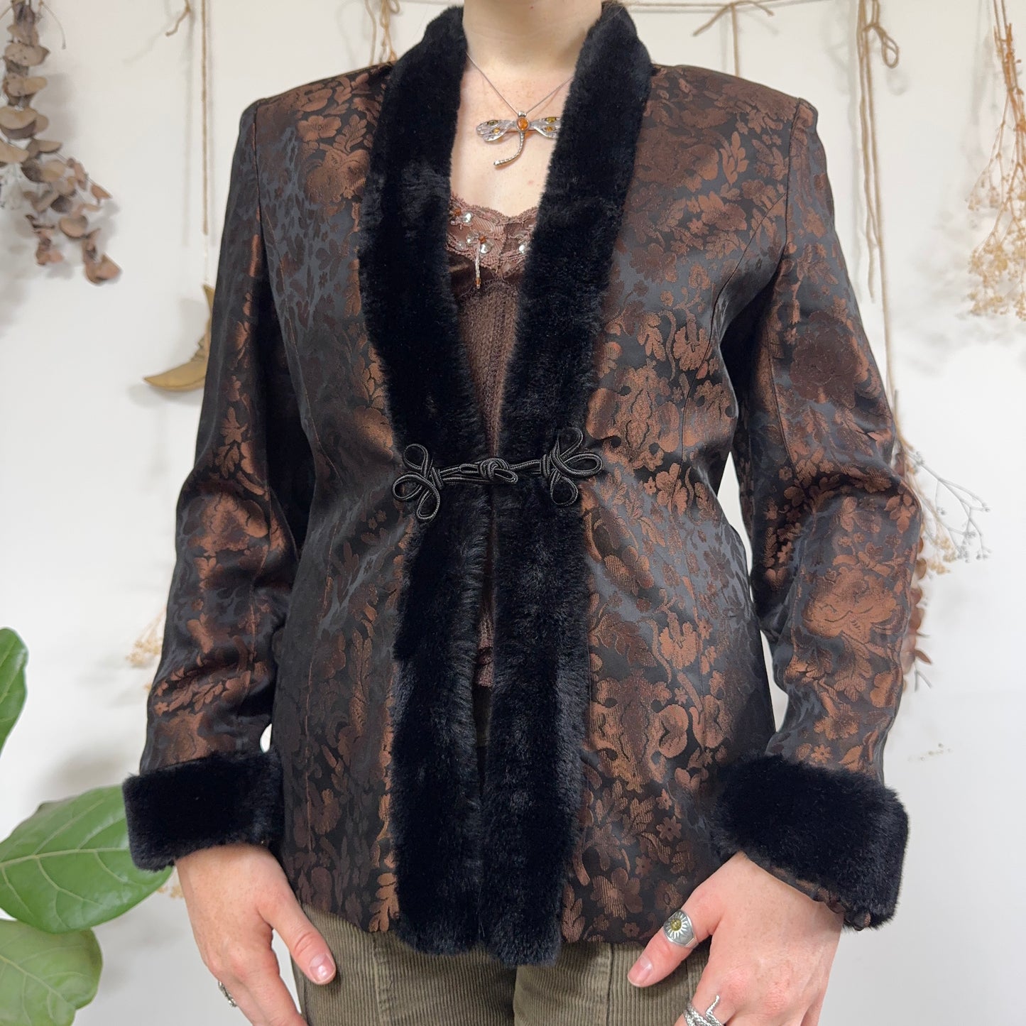 Copper smoking jacket - size S/M