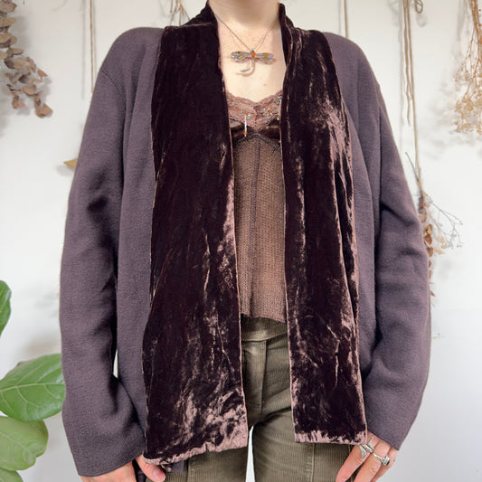 Brown cardigan - size M/L