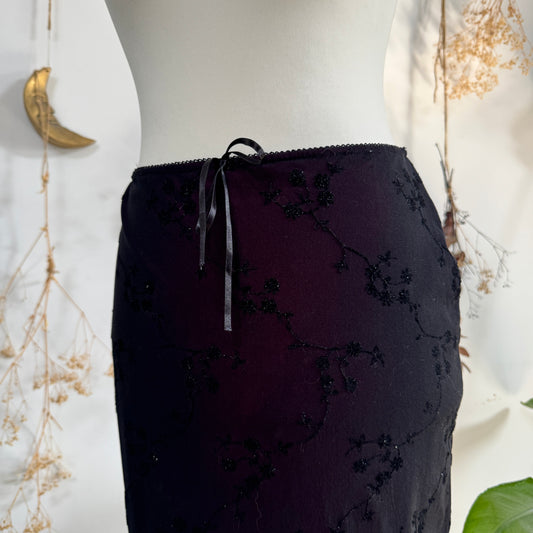 Mesh midi skirt - size M