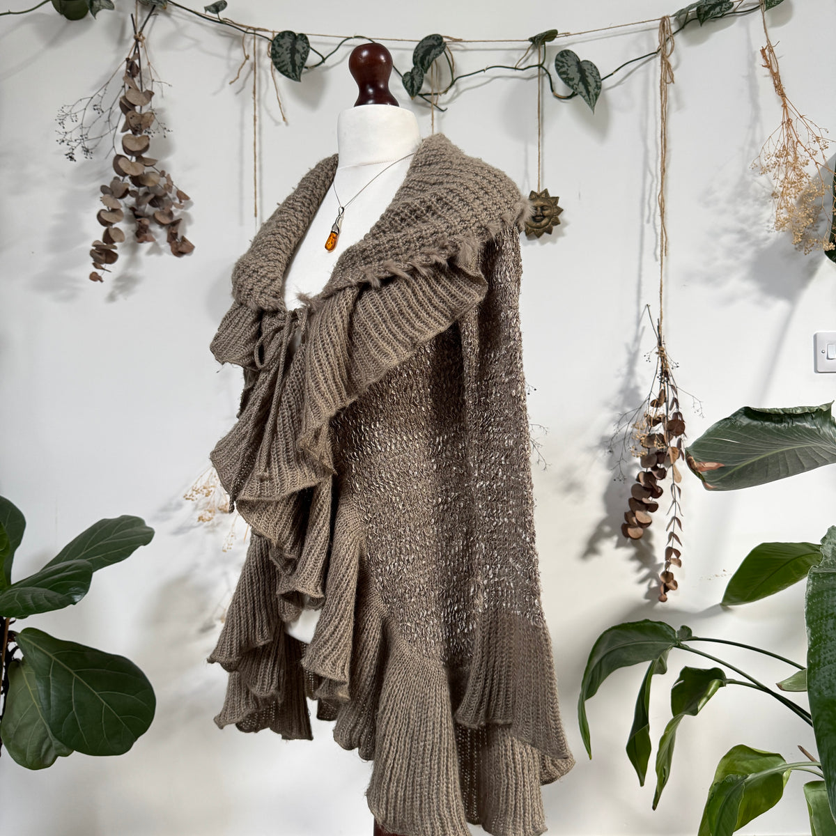 Earthy knit cardigan - size S/M