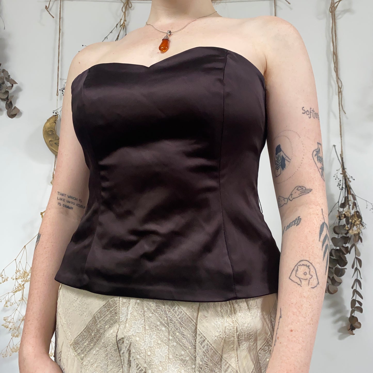 Satin corset - size 12