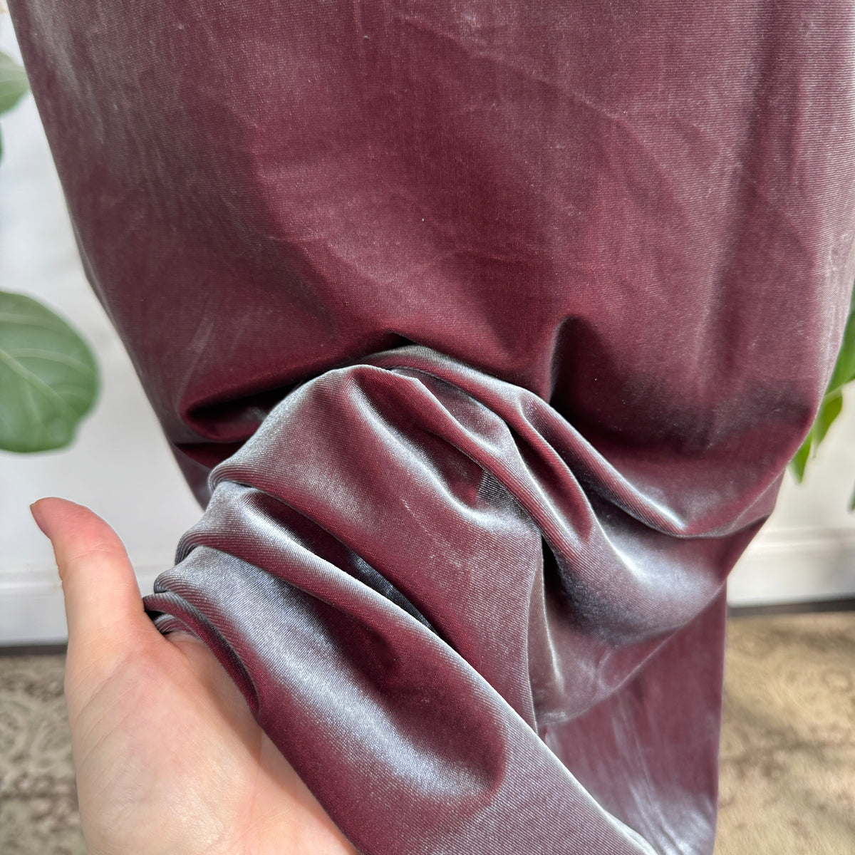 Two tone velvet dress - size M