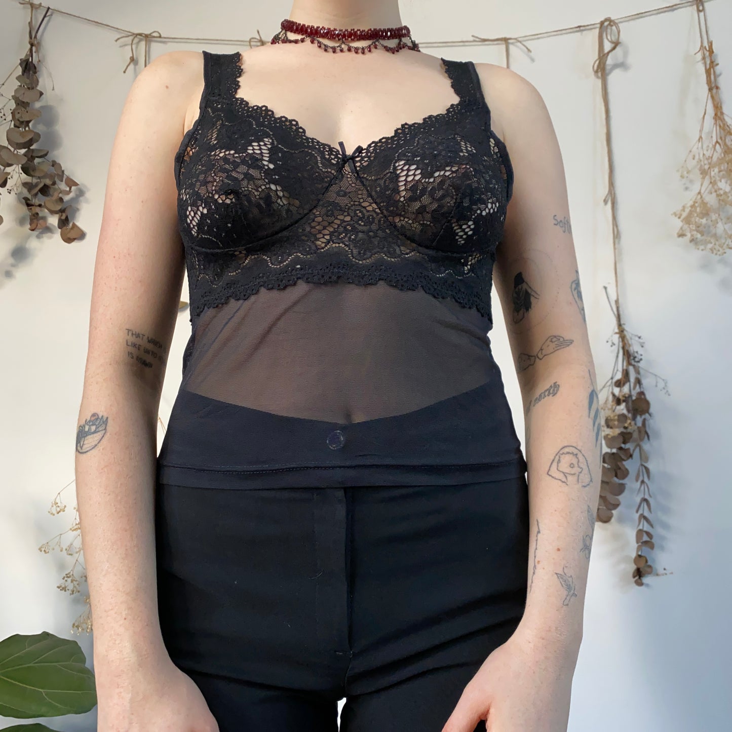 Black cami - size M