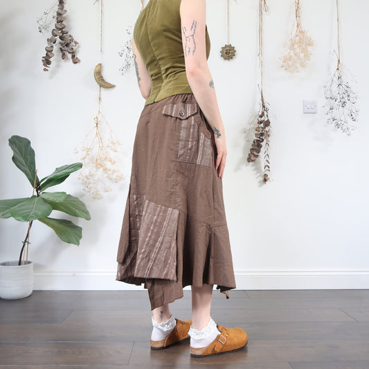Brown archival skirt - size M