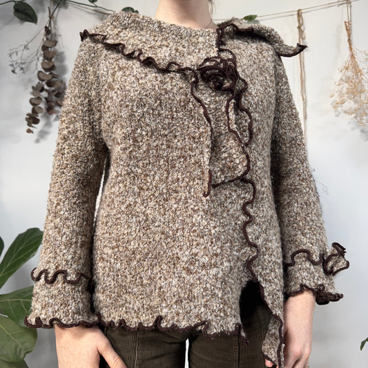 Earthy knit jumper - size M/L