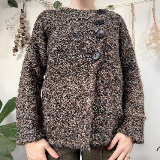 Earthy asymmetric jumper - size M