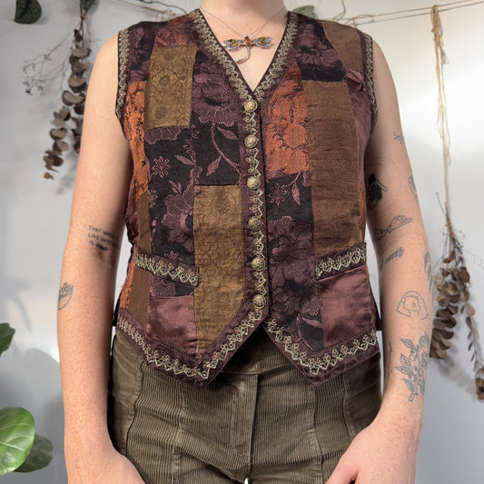 Patchwork waistcoat - size M