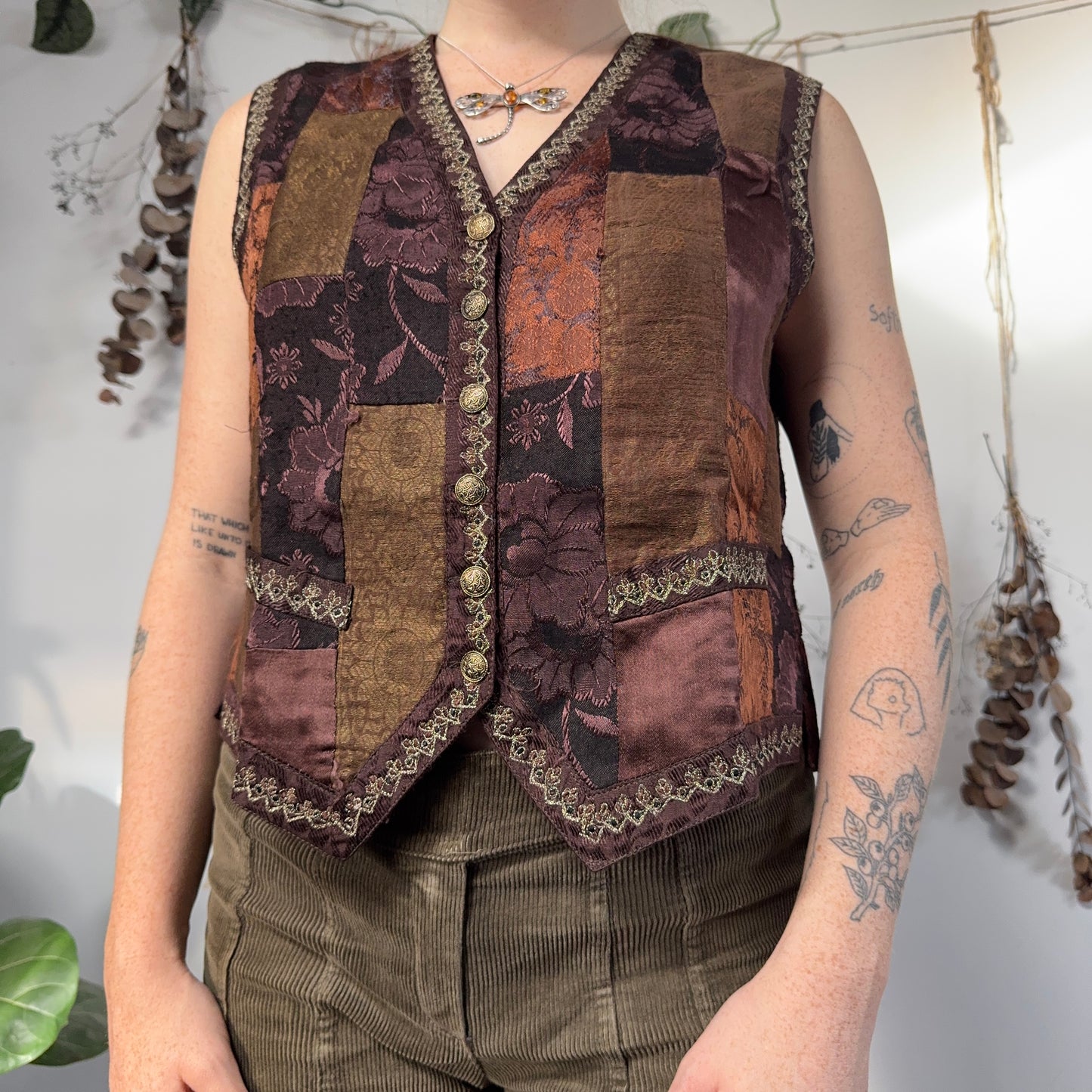 Patchwork waistcoat - size M