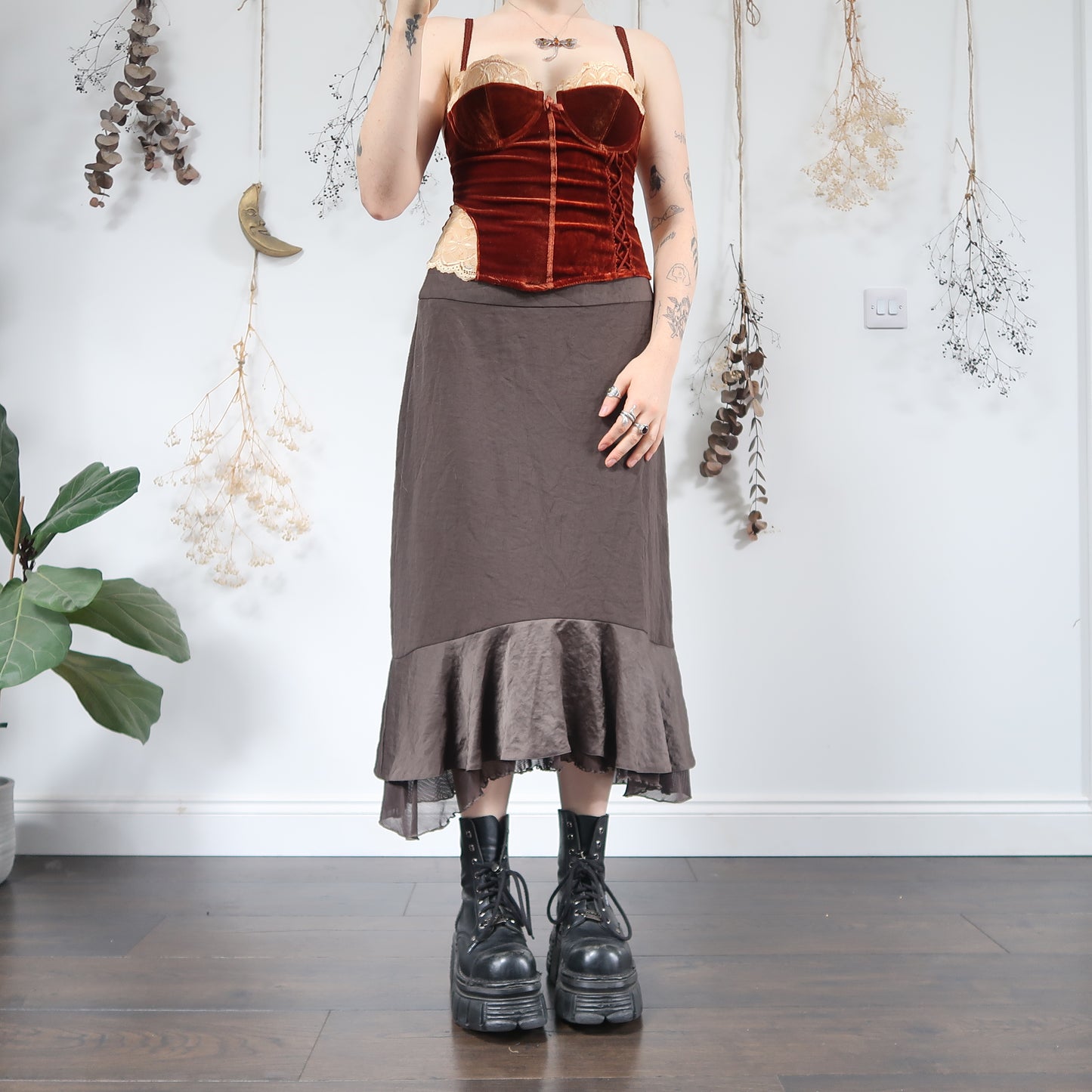 Mink skirt - size M/L