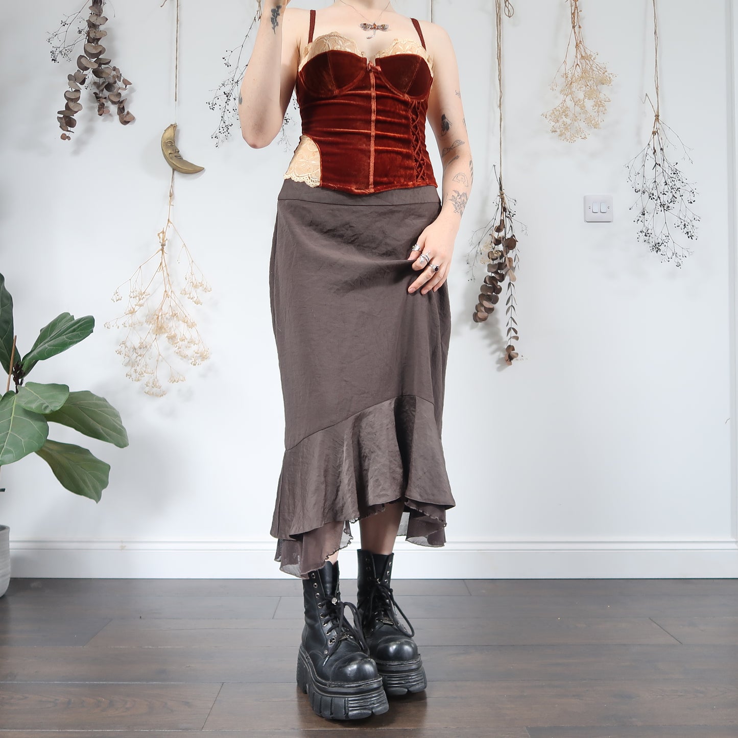 Mink skirt - size M/L