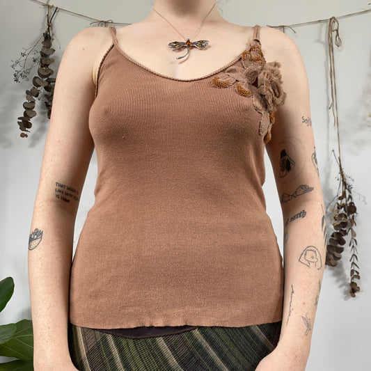 Tan cami - size S/M