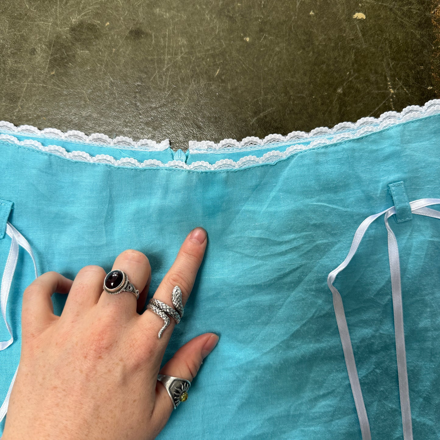 Blue two piece - size M