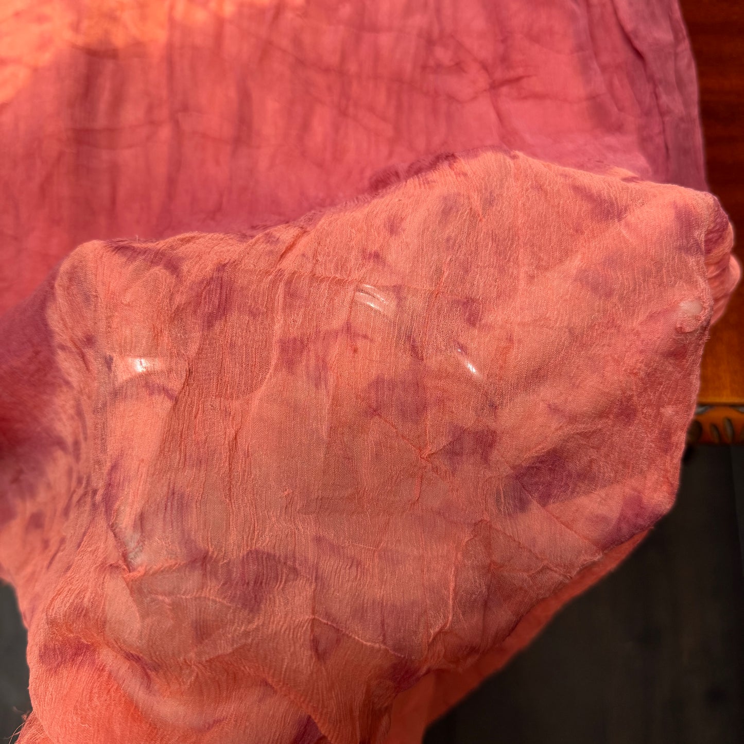 Peach summer dress - size S/M