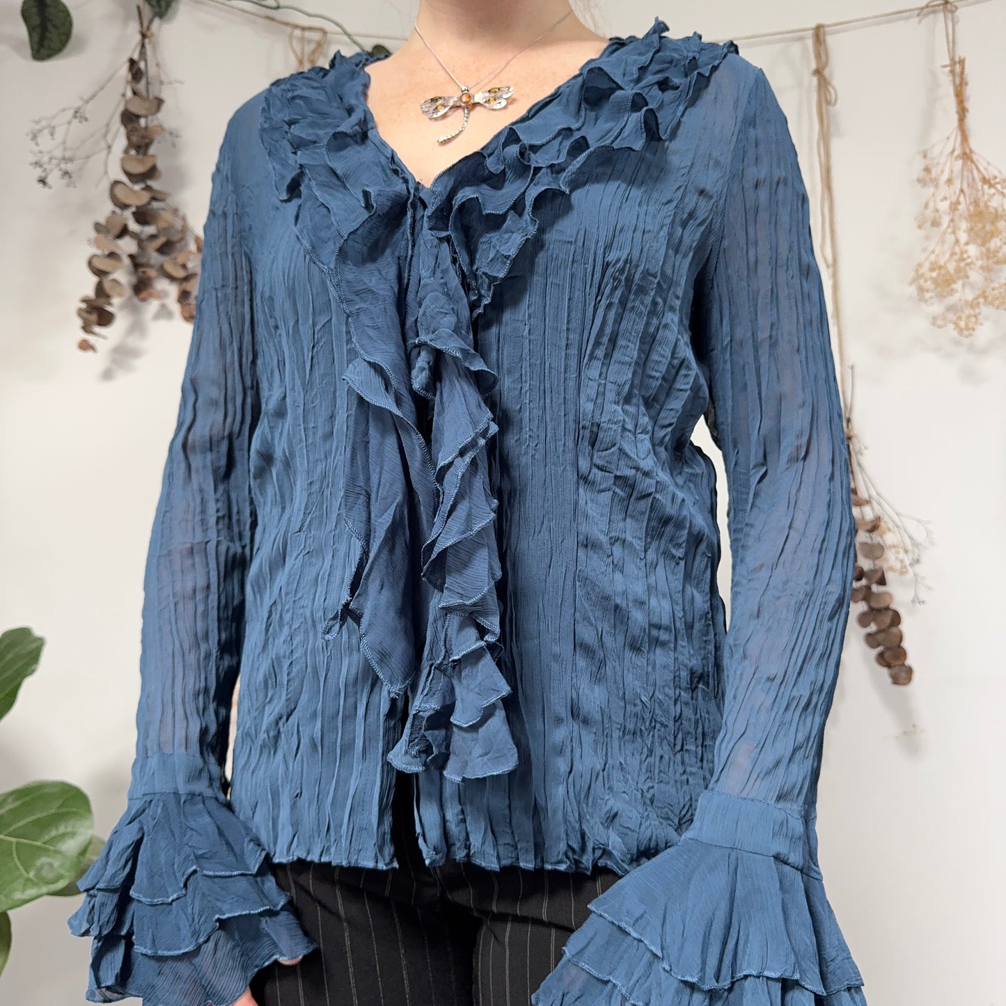 Blue blouse - size M/L
