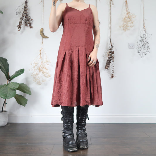 Brick red dress - size M/L