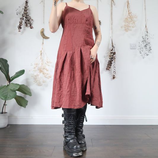 Brick red dress - size M/L