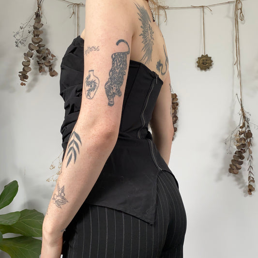 Ruffle corset - size M