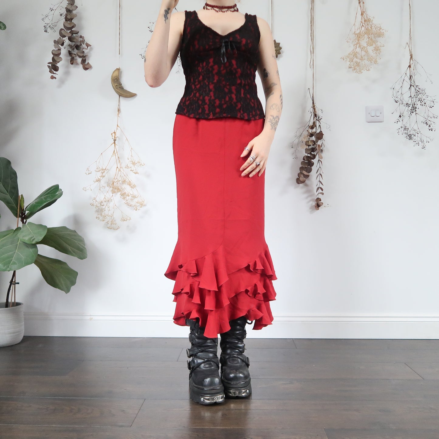 Red skirt - size XS/S