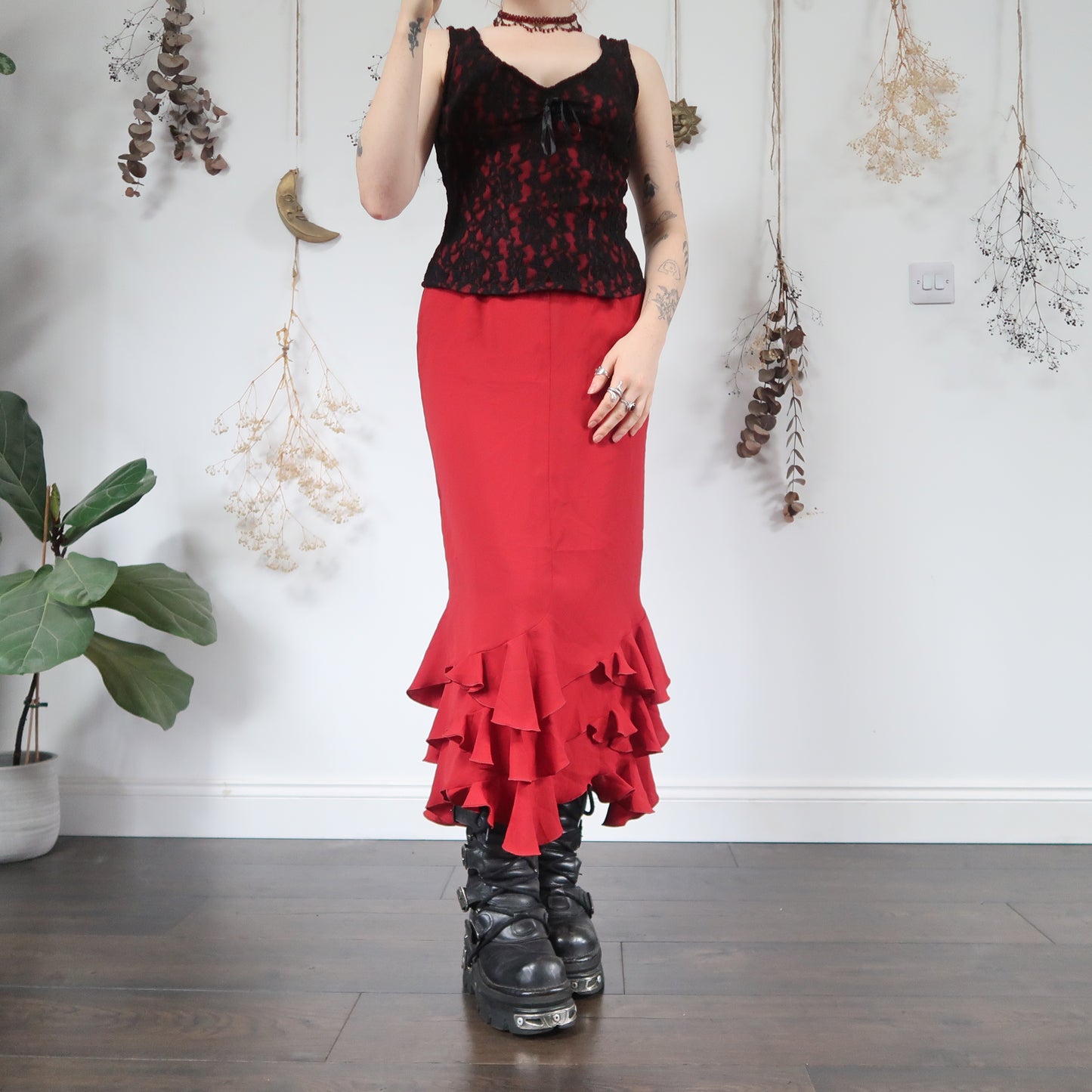 Red skirt - size XS/S