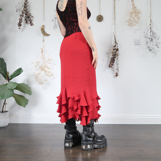 Red skirt - size XS/S