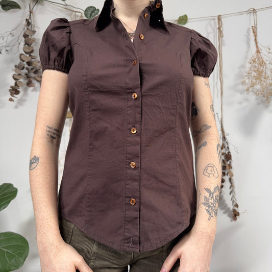 Brown shirt - size M