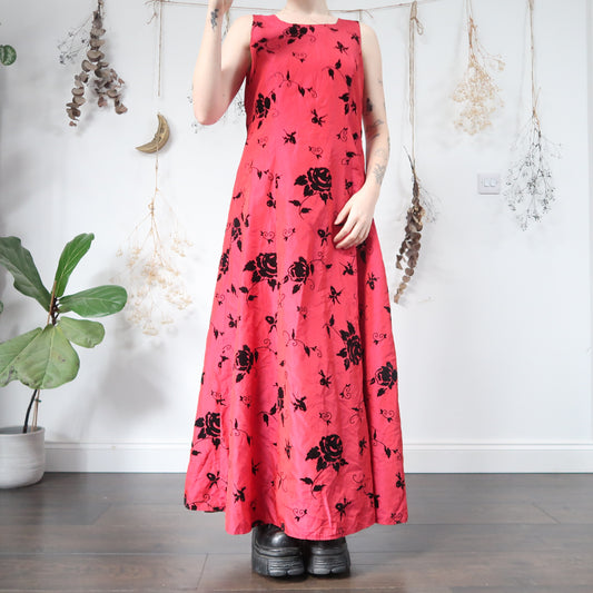 Red iridescent dress - size M/L