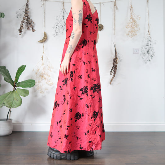 Red iridescent dress - size M/L