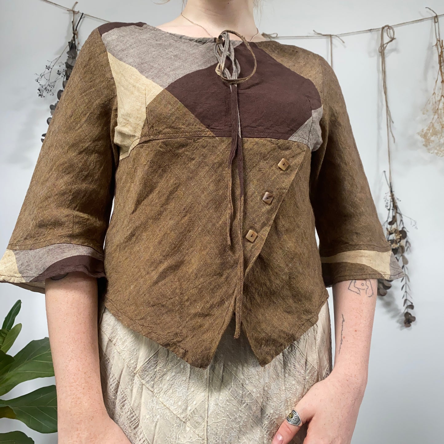 Earthy top - size S/M