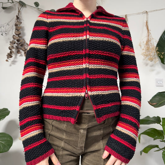 Stripe knit jumper - size S