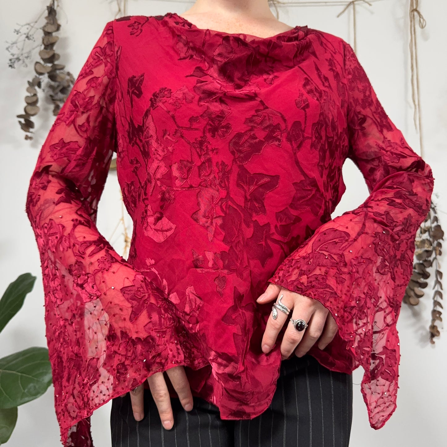 Red blouse - size M/L