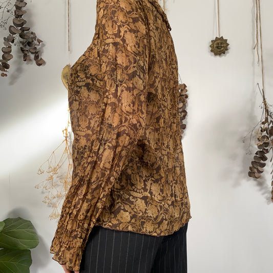 Earthy blouse - size L