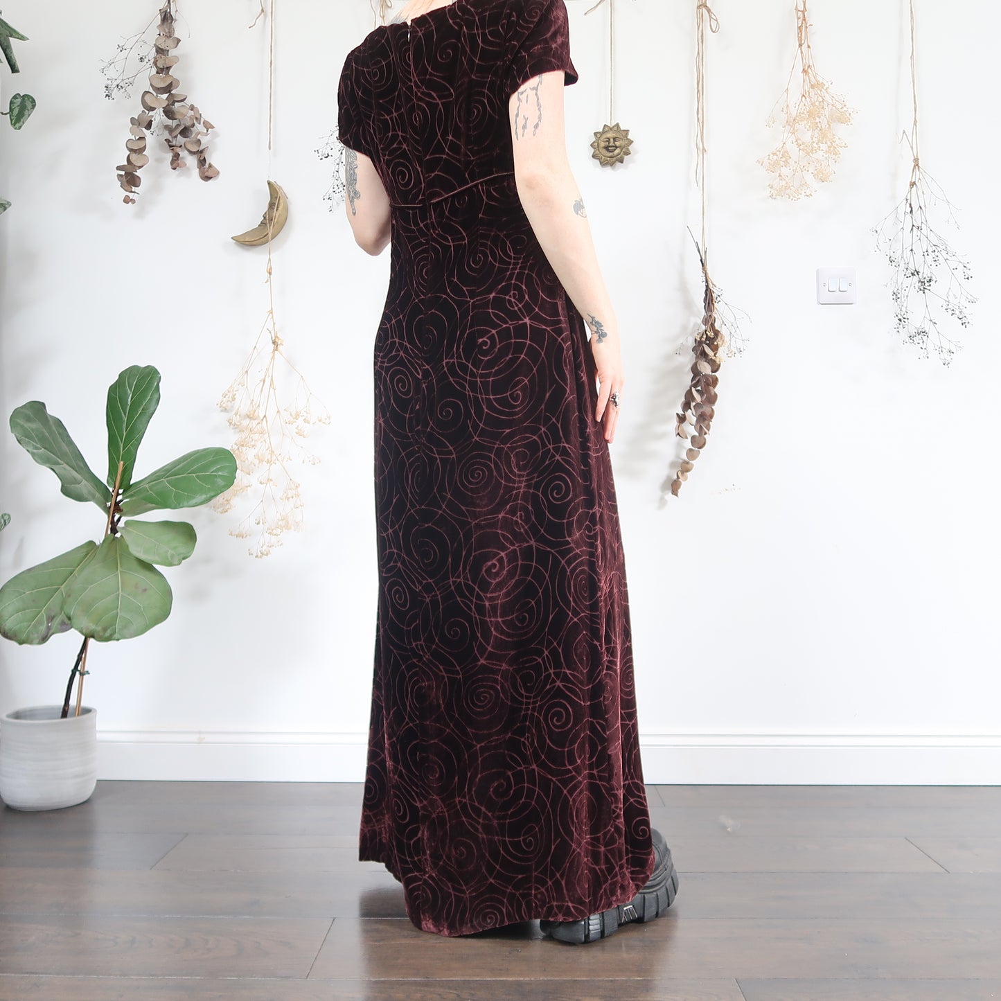 Velvet dress - size L