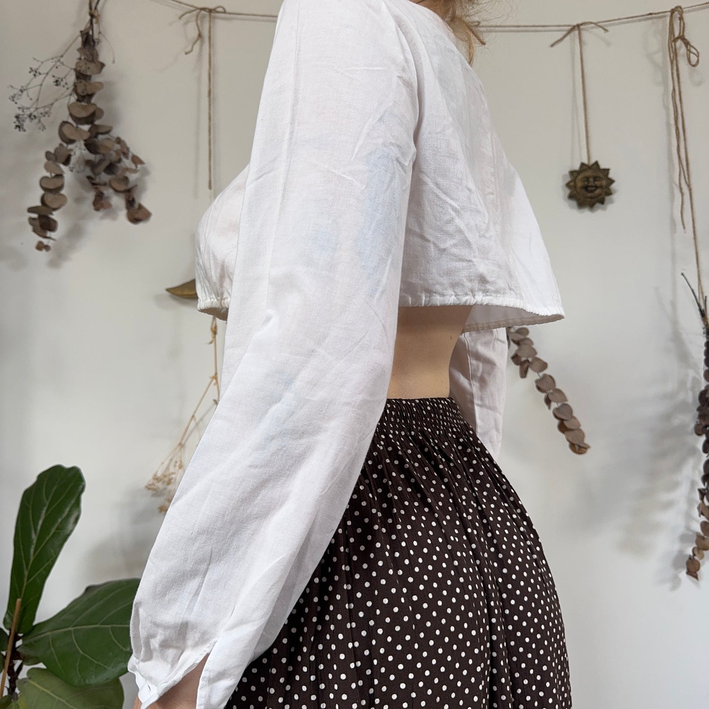 White blouse - size L