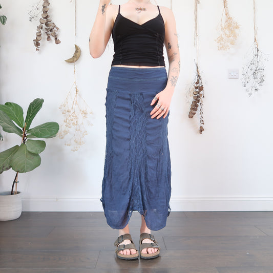 Blue skirt - size S