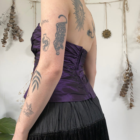 Purple corset - size M