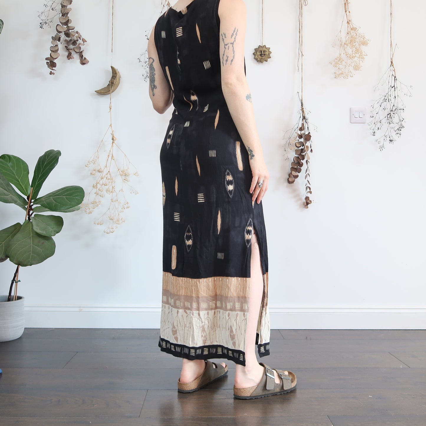 Earthy summer dress - size M