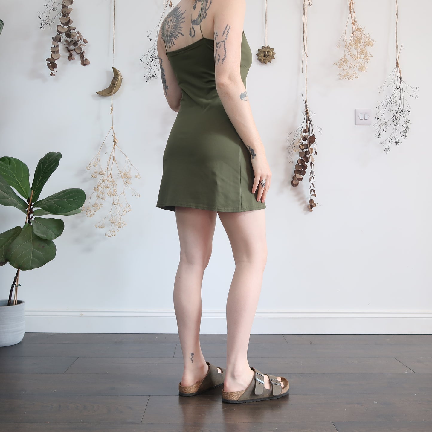 Khaki dress - size M