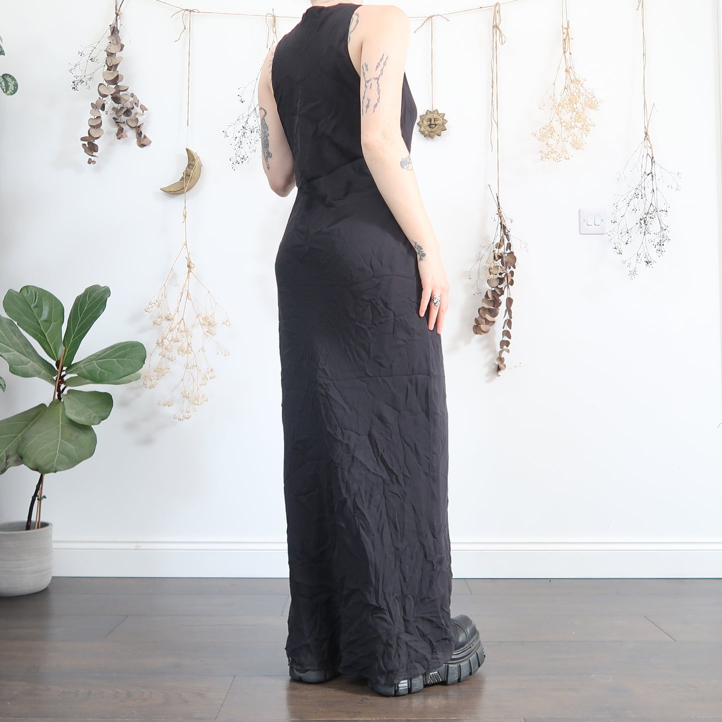 Black long dress - size M