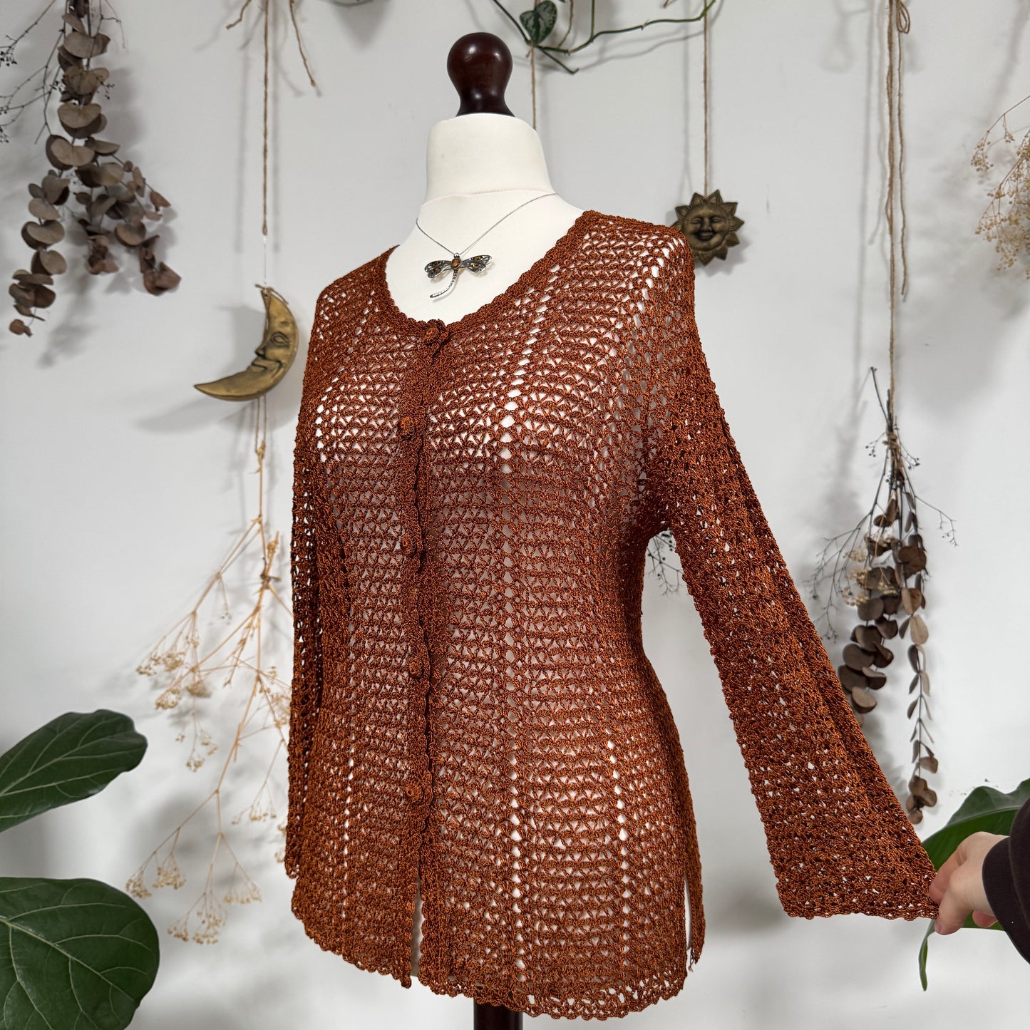 Crochet cardigan - size M