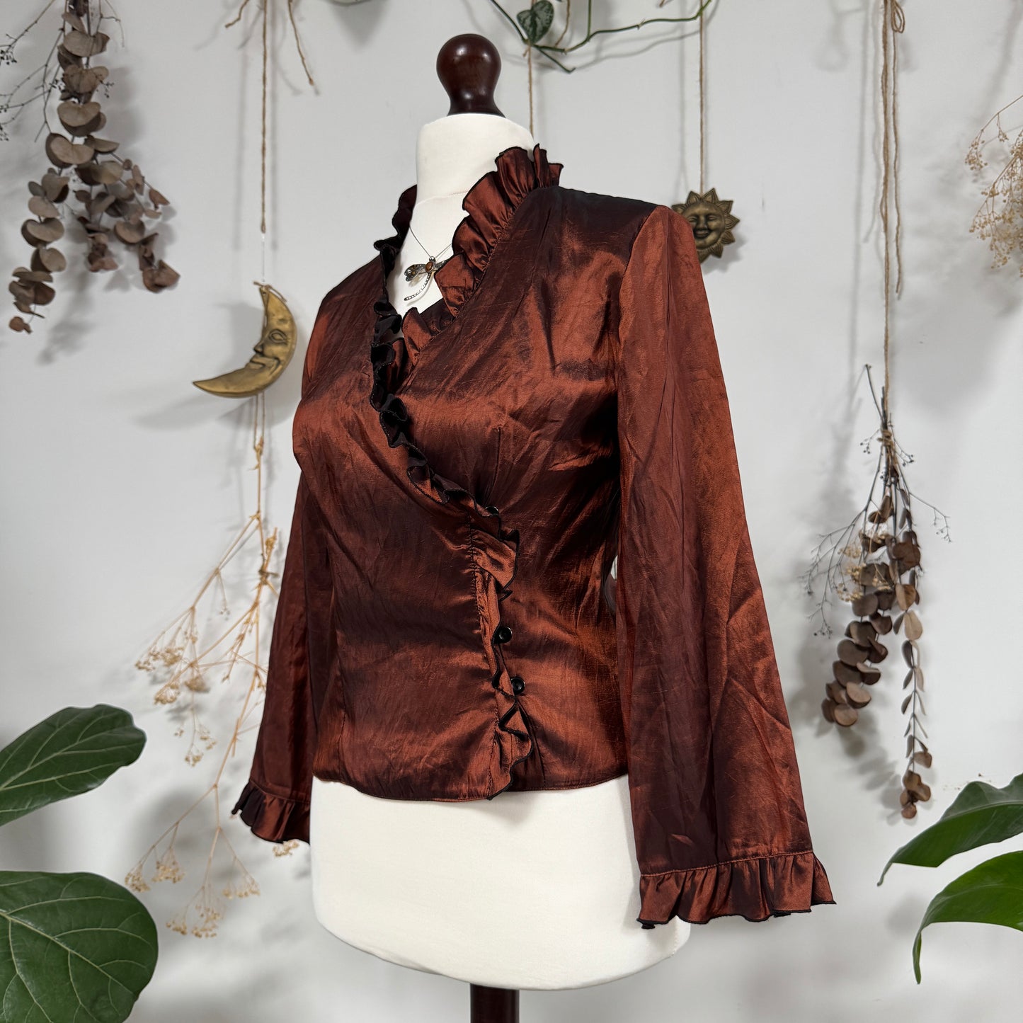 Copper blouse - size M