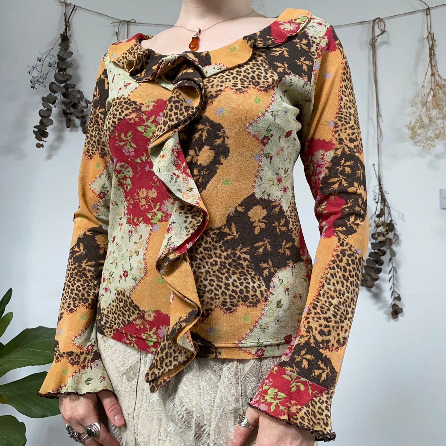 Patterned mesh top - size M/L