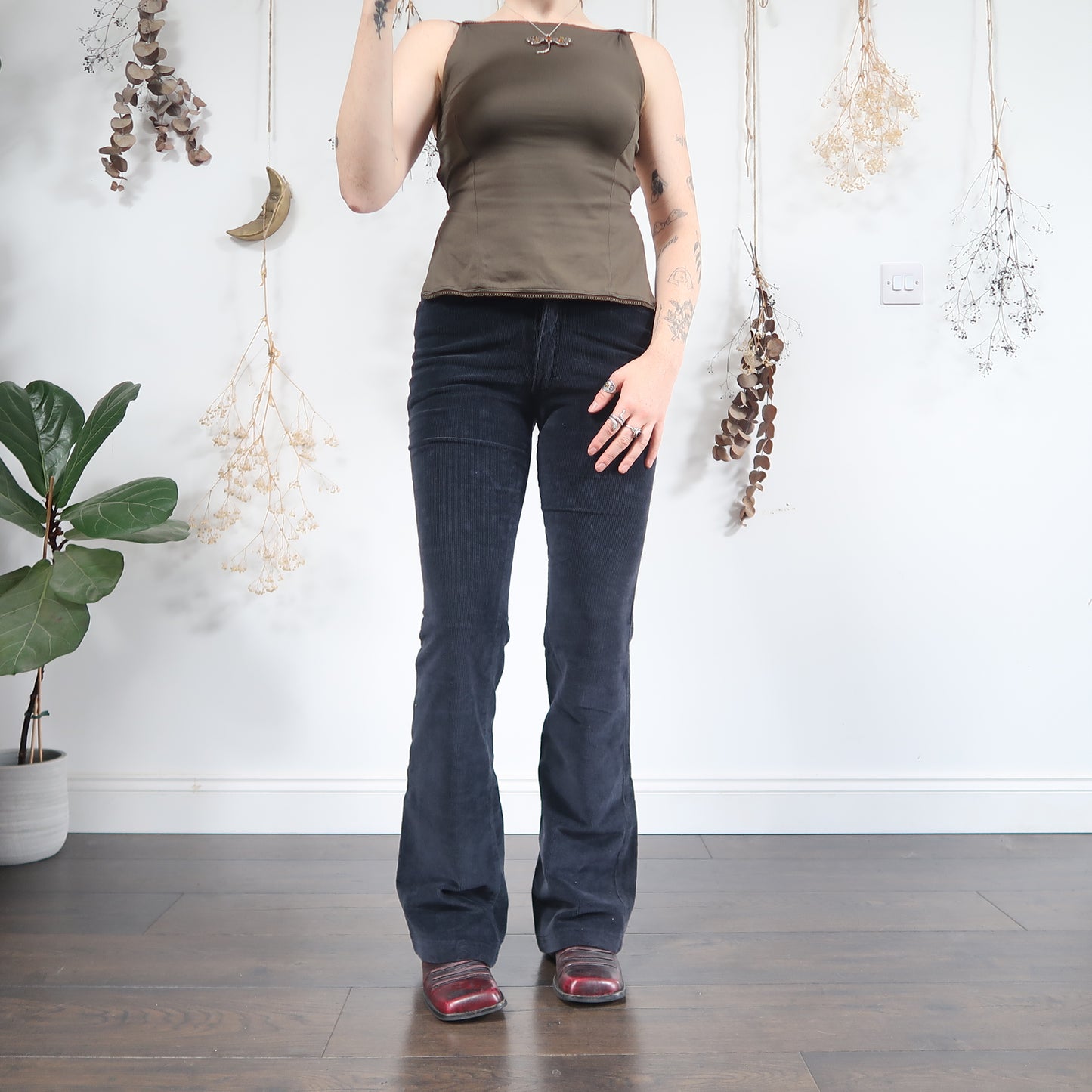 Midnight blue cords - size XS