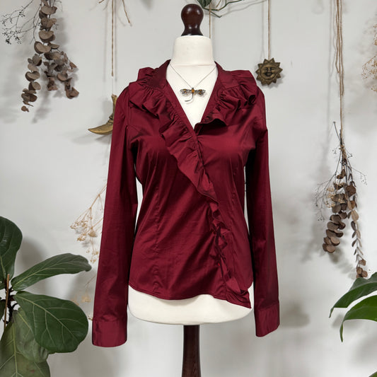 Wine red blouse - size M/L
