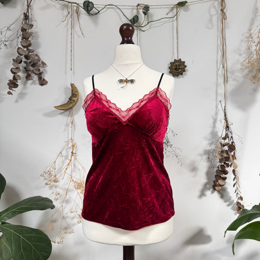 Velvet cami - size M