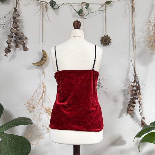 Velvet cami - size M