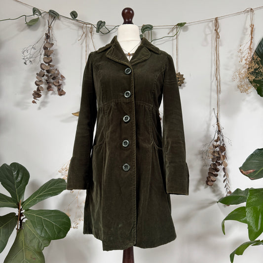 Green velvet jacket - size M