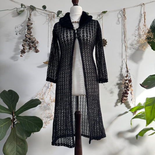 Black duster - size S/M