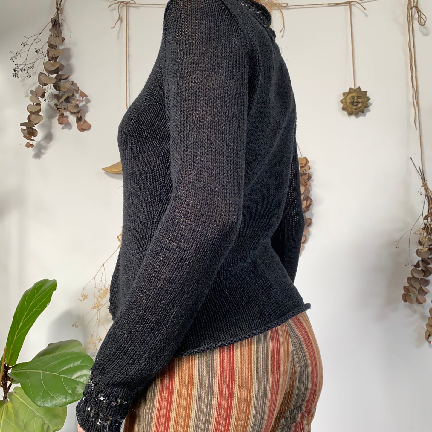 Dual zip cardigan - size M