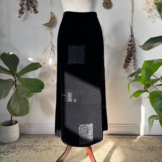 Velvet skirt - size S