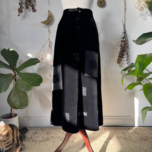 Velvet skirt - size S